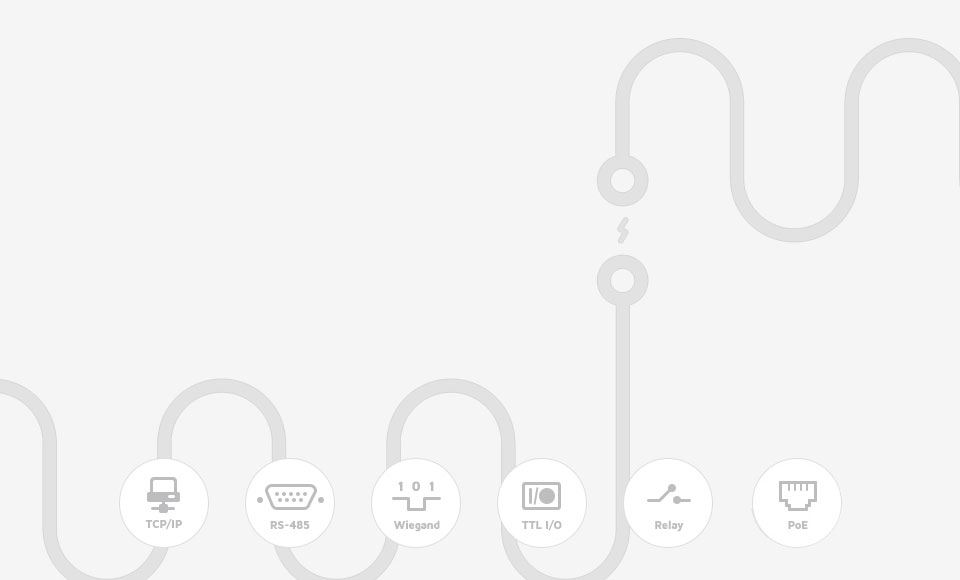 BioEntry W2 поддерживает не только TCP/IP, но и традиционные интерфейсы RS485 и Wiegand BioEntry W2 поддерживает не только TCP/IP, но и традиционные интерфейсы RS485 и Wiegand